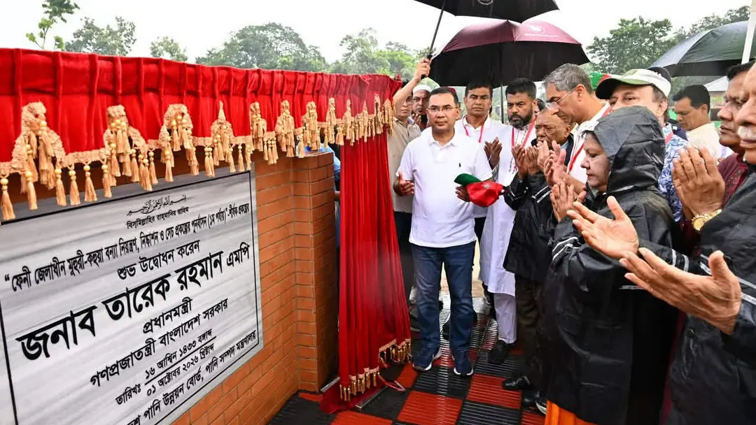 ফেনীতে মুহুরী-কহুয়া প্রকল্প উদ্বোধন করলেন প্রধানমন্ত্রী